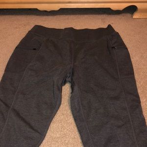 Grey sweatpants